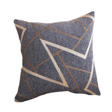 Housses de coussin décoratives pour salon, housses de coussin en velours à motifs géométriques, coussin carré 45x45cm en similicuir doux avec