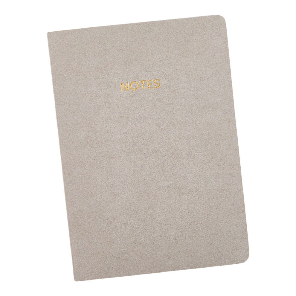 Leather Notebook College Ruled Business Notepads For-A5 Grey 7696001281444