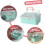 Bottle Dryer Rack Portable Tableware Container With Cover For Drying Bottles And Dinnerware Green 3