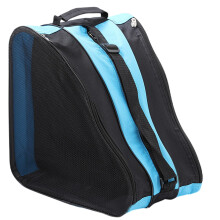 Ice Skating Bag Waterproof Large Capacity Roller Gear Storage With Adjustable Straps Blue