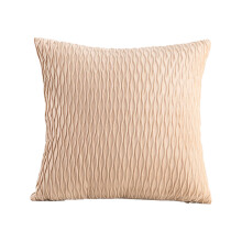 Housse de coussin en velours doux ultra-résistante avec fermeture éclair invisible, finition design, idéale pour canapé et lit (1 pièce).