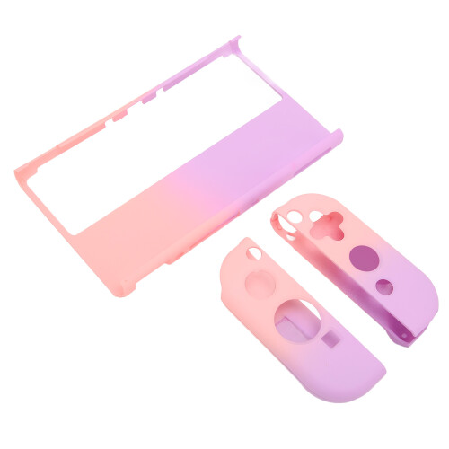 Capa de silicone macia e confortável para Nintendo Switch OLED, com encaixe perfeito e proteção aprimorada para os analógicos. Alta qualidade e 1
