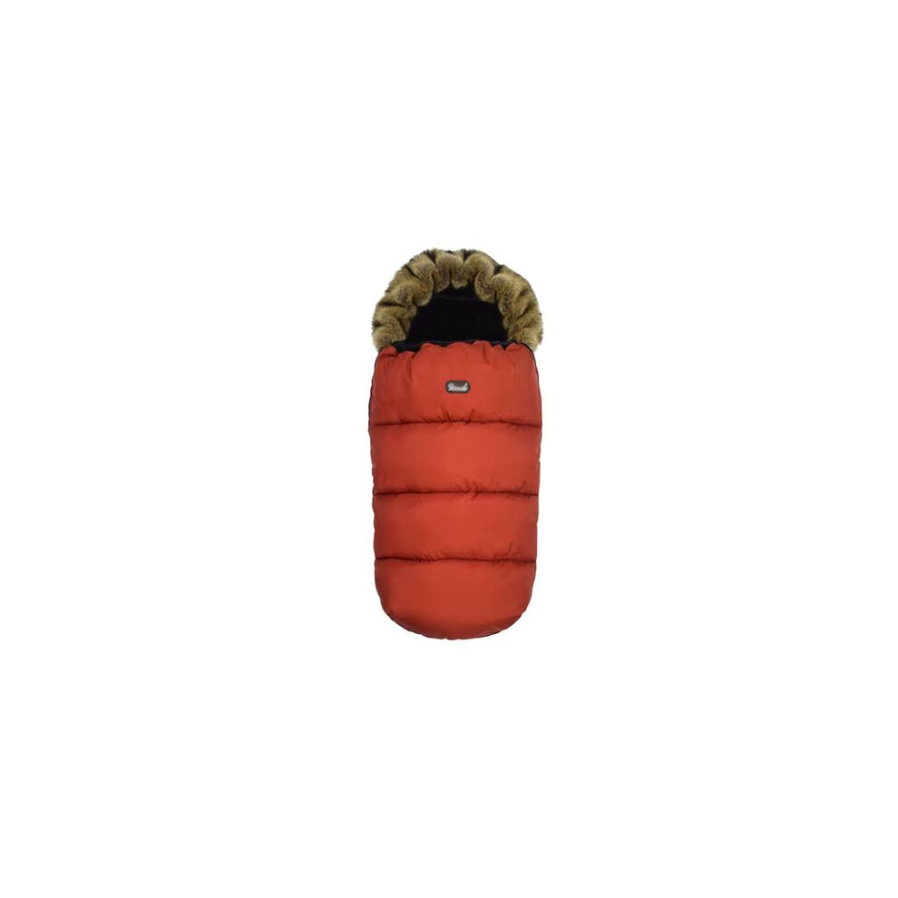 Footmuff Universal Pram And Stroller Liner Waterproof Windproof Fits All Strollers Coral
