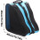 Ice Skating Bag Waterproof Large Capacity Roller Gear Storage With Adjustable Straps Blue 4