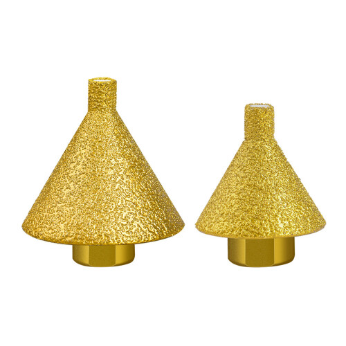Diamonds Beveling Chamfer Bit Cone Tile Drill for-2 piece M10