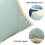 Μαξιλαροθήκες Morandi Color Scheme, από λινό ύφασμα με αφαιρούμενη θήκη, ιδανικές για 3