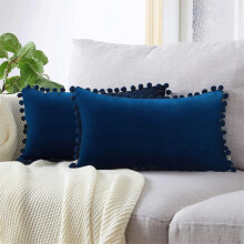 Housse de coussin décorative unie de luxe avec fermeture éclair invisible et délicate, idéale pour la décoration de la maison ou du bureau.