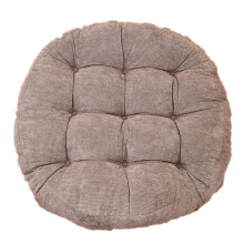 Coussin de sol à récupération rapide pour la décoration intérieure, coussin de méditation respirant et confortable, 56 x 56 cm, bleu marine uni