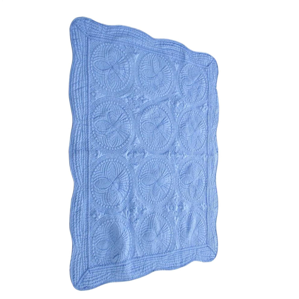 Baby Quilts for Girls  Cotton, Machine Washable Crib Quilt, Portable Foldable Swaddle for Stroller and Car Seat