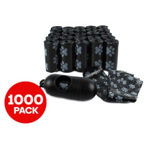 Kjæledyrforeldrenes beste venn, sett med holdere for bæsjeposer, silikonløkke for bånd, passer universelt til alle bånd, slitesterkt og lett