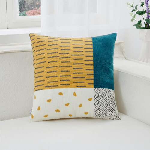 Pillow Perfection, Μαξιλαροθήκες από λινό με ενισχυμένο φερμουάρ σε χρώμα μουσταρδί για 1