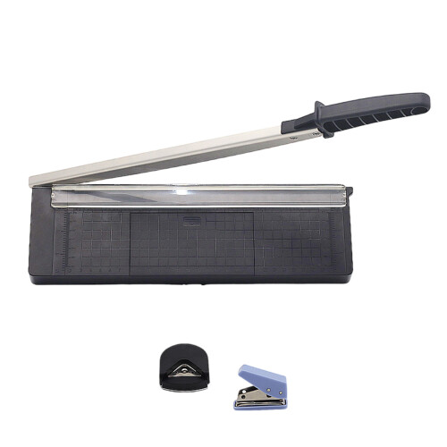 Multifunctional Paper Cutter with Accuracy Cutter 8 Sheets Photo