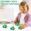 StPatricks Day Sensory Spinner Toy Texture Clovers Rotating 4