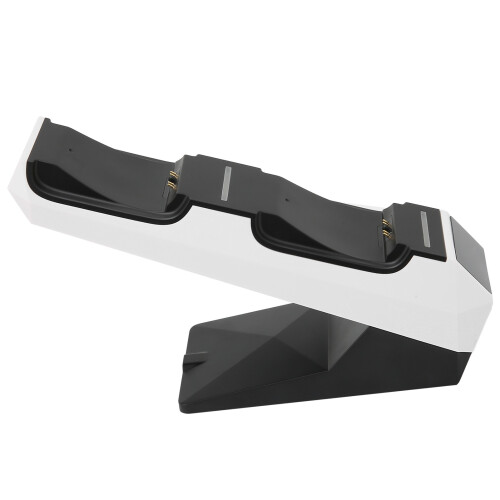 Stazione di ricarica per controller PS5 con modulo di controllo intelligente di sicurezza e contenitore compatto, ideale per controller DualSense ed 2