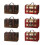 Multipurpose Sturdy Wood Suitcases-Coconut Brown Style A 2