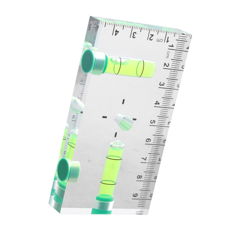 Magnetic Base Pocket Acrylic Check Bubble Level Tool-95X50x13mm 7696001283554