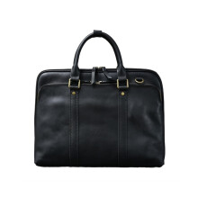 Leather Laptop Bag For Men, Durable Professional Briefcase, Computer Bag, Black