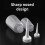 4pcs Sturdy Glues Dispenser Nozzle Bottle Plastic Squeeze-150ml 4