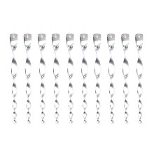 10 stuks windgong vogelafstotende spiralen reflecterende-zilver