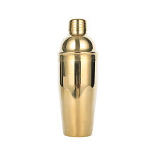 Stainless Steel Drink Mixer Large Capacity Cocktail-Gold 550ML