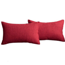 Housse de coussin lombaire élégante, housse de coussin rectangulaire décorative pour une décoration de style champêtre, fermeture éclair