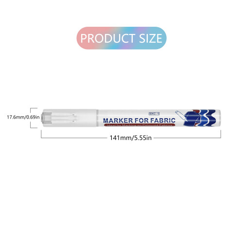 Fabric Marker For Drawing on Leather Canvas Jeans Quick Dry 2