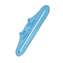Dishwasher Safe Cats Treat Dispenser With Ergonomic-Blue