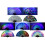 Foldable Fluorescent Reactive Bamboos Raves Fan-Aurora No. 13 7