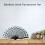 Foldable Fluorescent Reactive Bamboos Raves Fan-Aurora No. 13 3