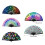 Foldable Fluorescent Reactive Bamboos Raves Fan-Aurora No. 13 4