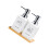 Ceramic Liquid Dispensing Bottle with Ergonomic Pump Black-2 1