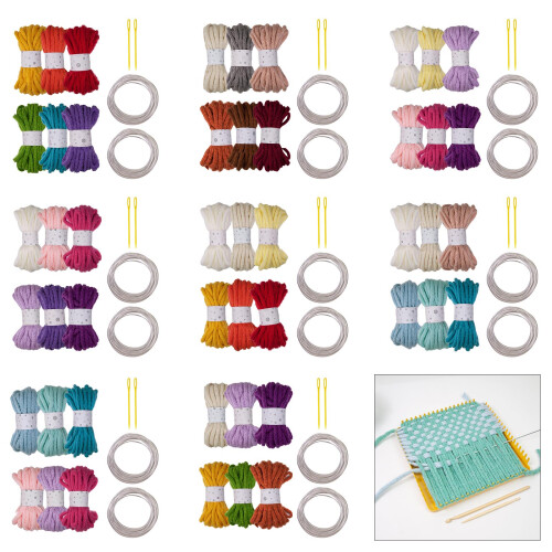 6Pcs 7mmX5Meters Polyester Rope For Art Craft-Combination 4 2