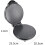 Waffle Cone Maker 1200W Commercial Ice Cream Cone Maker Nonstick Heating Plates Temperature Control 4