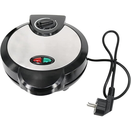 Waffle Cone Maker 1200W Commercial Ice Cream Cone Maker Nonstick Heating Plates Temperature Control 2