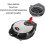 Waffle Cone Maker 1200W Commercial Ice Cream Cone Maker Nonstick Heating Plates Temperature Control 2