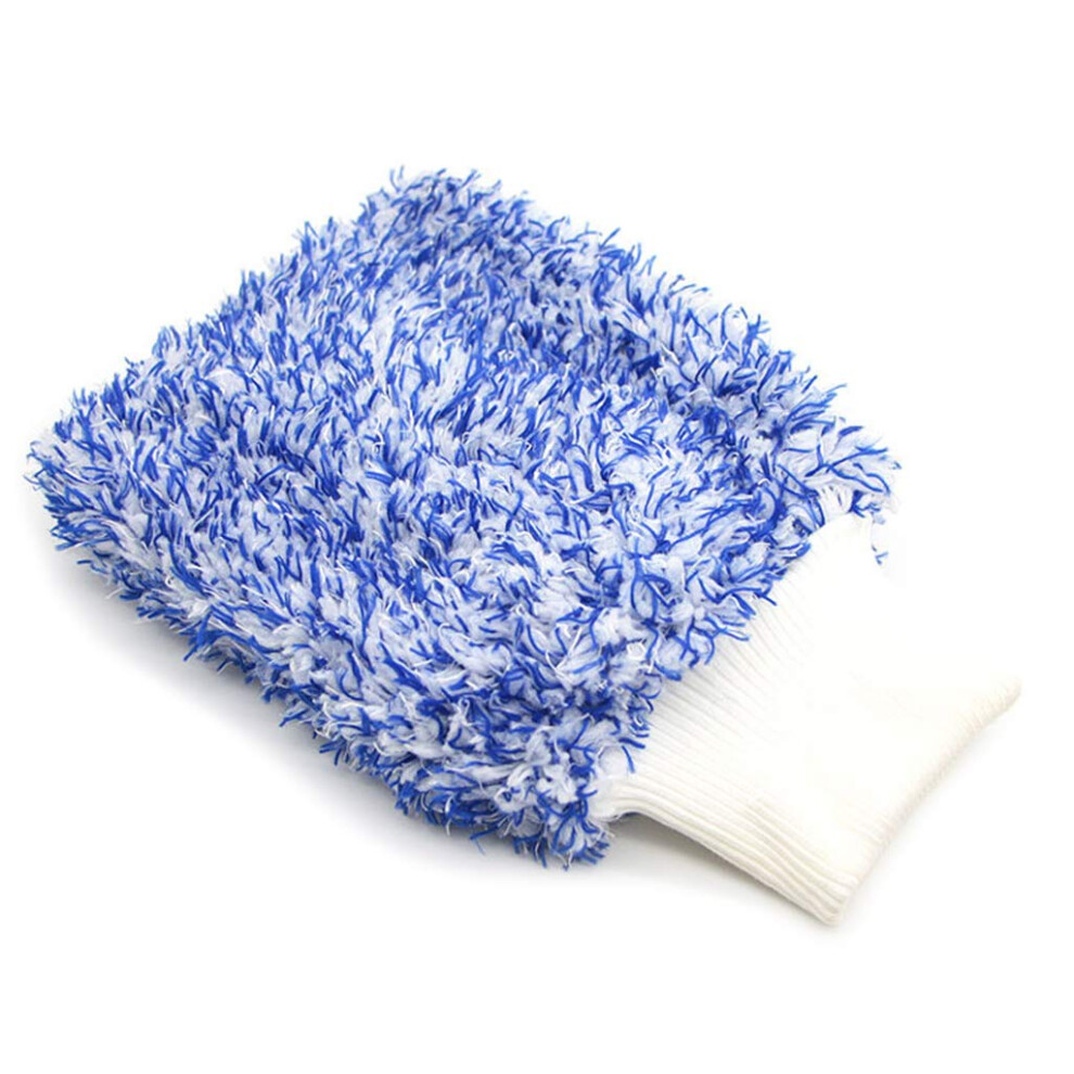 Car Wash Mitt With Super Soft Microfiber Towel For Scratch Cleaning And Water Absorption 9119770950789