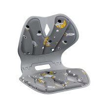 Correcteur d'assise ergonomique, coussin lombaire en mousse-gris