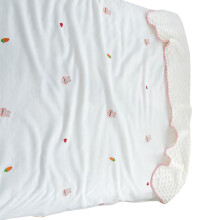 Zachtste melkfleece kinderdeken-Wortel konijn 100 115cm