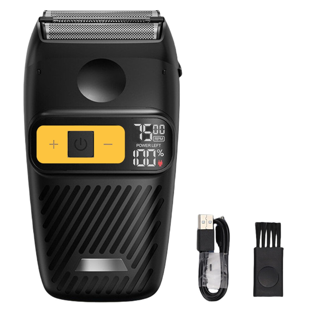 Electric Beard Trimmer with LCD Display Rechargeable Shaver for Men Travel and Home Use