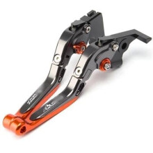 Motorcycle Brake Clutch Levers for Honda Transalp XL750 2023-2024 CNC Folding Levers Titanium Orange Motorcycle Accessories