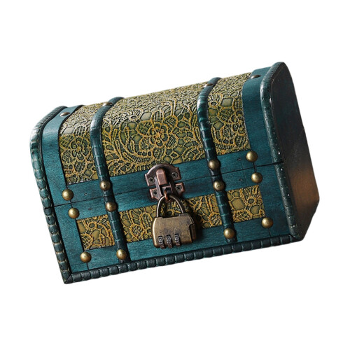 Classical Wooden Memory Chests with Secure Lid for-Style C
