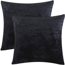 Taies d'oreiller en velours polyvalentes, housses douces et confortables pour une allure luxueuse, lot de 2