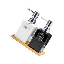 Ceramic Refillable Pump Dispenser Bottle with Press-4