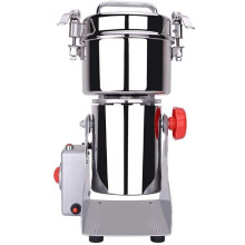 Grain Grinder Electric Grain Grinder, Portable Speed, For Spices And Cereals, Flour Powder, Stainless Steel