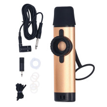 Elektrisches Kazoo aus Metall mit Tonabnehmer,