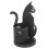 Schwarzer Stifthalter aus Metall mit Katzenmotiv, 5