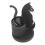Schwarzer Stifthalter aus Metall mit Katzenmotiv, 7