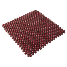 Wooden Bead Seat Cushion Breathable Designs 44x44cm-Red