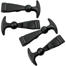 4Pcs Portable Sturdy Rubber Hood Fasteners With T Grip Designs