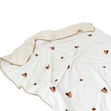 Soft Milk Velvet Blanket For Kids Warm and-squirrel 100 115cm